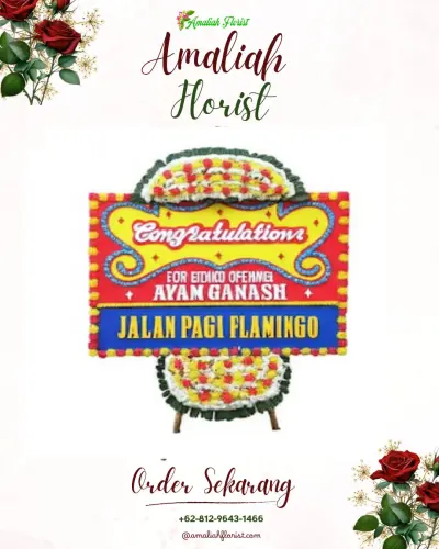 Bunga Papan Congratulation di Sukolilo Baru